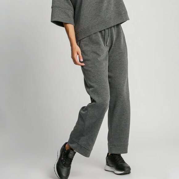 Umgee Full Size Drawstring Wide Leg Pants with Pockets - Picture 3 of 4